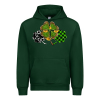 Forest Green st patricks day shamrock gold Urban Hoodie - RanaPortraitStore
