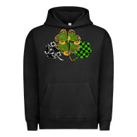 Pigment Black st patricks day shamrock gold Urban Hoodie - RanaPortraitStore