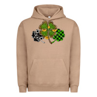 Pigment Burro st patricks day shamrock gold Urban Hoodie - RanaPortraitStore