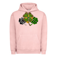 Pigment Salmon st patricks day shamrock gold Urban Hoodie - RanaPortraitStore