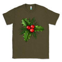 Army Green Mistletoe Classic Tee - BundleAndBundleShop