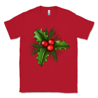 Red Mistletoe Classic Tee - BundleAndBundleShop