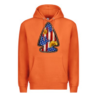 Carrot American flag sunflower arrowhead Premium Hoodie - Zillion Design Studio