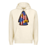Tofu American flag sunflower arrowhead Premium Hoodie - Zillion Design Studio
