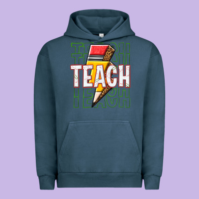 Teach Urban Hoodie Designed By Texasbilliewilder