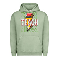 Pigment Oil Green teach Urban Hoodie - texasbilliewilder