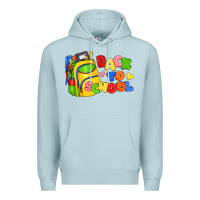 Blue Mist back to school with school bag Premium Hoodie - texasbilliewilder