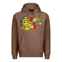 Chestnut back to school with school bag Premium Hoodie - texasbilliewilder