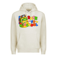 Oatmeal Heather back to school with school bag Premium Hoodie - texasbilliewilder