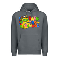 Rock back to school with school bag Premium Hoodie - texasbilliewilder