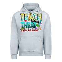 Heather Grey teach them to be kind Urban Hoodie - texasbilliewilder