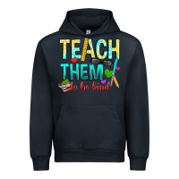 Navy teach them to be kind Urban Hoodie - texasbilliewilder