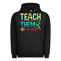 Pigment Black teach them to be kind Urban Hoodie - texasbilliewilder