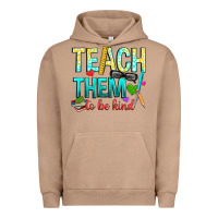 Pigment Burro teach them to be kind Urban Hoodie - texasbilliewilder