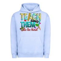 Pigment Grape Ice teach them to be kind Urban Hoodie - texasbilliewilder