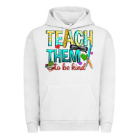 Pigment Lunar Rock teach them to be kind Urban Hoodie - texasbilliewilder