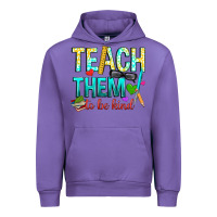 Tulip teach them to be kind Urban Hoodie - texasbilliewilder