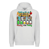 Dove Grey battery life of a bus driver Premium Hoodie - texasbilliewilder