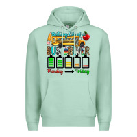 Seafoam battery life of a bus driver Premium Hoodie - texasbilliewilder