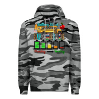 Slate Camo battery life of a bus driver Premium Hoodie - texasbilliewilder