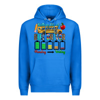 True Royal battery life of a bus driver Premium Hoodie - texasbilliewilder