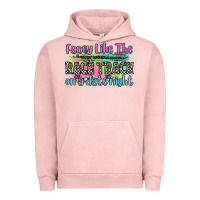 Pigment Salmon fancy like the race track on a date night Urban Hoodie - Zillion Design Studio