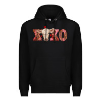 Black xoxo charolais calf Premium Hoodie - RanaPortraitStore