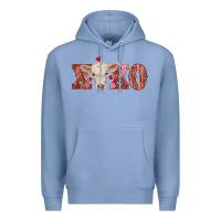 Colony Blue xoxo charolais calf Premium Hoodie - RanaPortraitStore