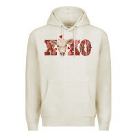 Oatmeal Heather xoxo charolais calf Premium Hoodie - RanaPortraitStore