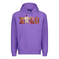Purple xoxo charolais calf Premium Hoodie - RanaPortraitStore
