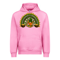 Fuchsia Pink st patricks day rainbow Urban Hoodie - RanaPortraitStore
