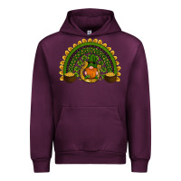 Mauve Wine st patricks day rainbow Urban Hoodie - RanaPortraitStore