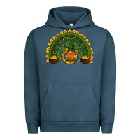 Pigment Midnight Navy st patricks day rainbow Urban Hoodie - RanaPortraitStore