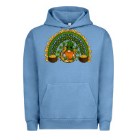 Pigment Pebble Blue st patricks day rainbow Urban Hoodie - RanaPortraitStore