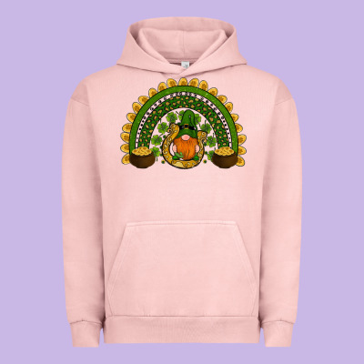 St Patricks Day Rainbow Urban Hoodie Designed By Ranaportraitstore