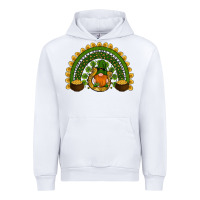 White st patricks day rainbow Urban Hoodie - RanaPortraitStore