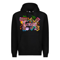 Black texas summer Premium Hoodie - Zillion Design Studio