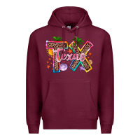 Burgundy texas summer Premium Hoodie - Zillion Design Studio