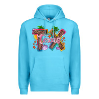 Ocean Blue texas summer Premium Hoodie - Zillion Design Studio