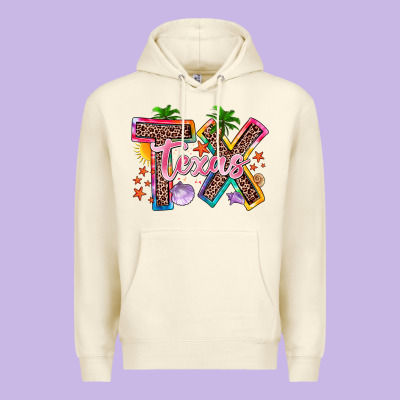 Texas Summer Premium Hoodie Designed By Zillion Design Studio