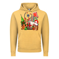 Vintage Mustard nurse  and christmas Vintage Hoodie - AdoDesignShop