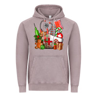 Vintage Zinc nurse  and christmas Vintage Hoodie - AdoDesignShop