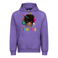 Tulip teacher afro messy bun Urban Hoodie - texasbilliewilder