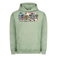 Pigment Oil Green dentist Urban Hoodie - Zillion Design Studio