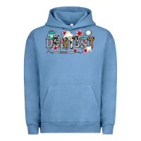 Pigment Pebble Blue dentist Urban Hoodie - Zillion Design Studio