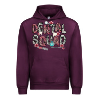 Mauve Wine dental squad Urban Hoodie - Zillion Design Studio