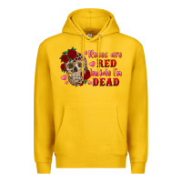Lemon roses are red inside i'm dead Skull Premium Hoodie - RanaPortraitStore