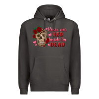 Smoke roses are red inside i'm dead Skull Premium Hoodie - RanaPortraitStore