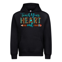 Black teach your heart out Urban Hoodie - texasbilliewilder