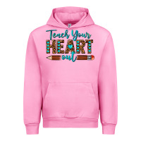 Fuchsia Pink teach your heart out Urban Hoodie - texasbilliewilder